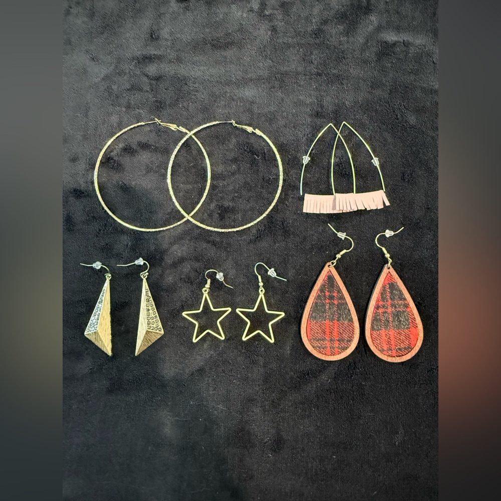 Gold Earrings Bundle